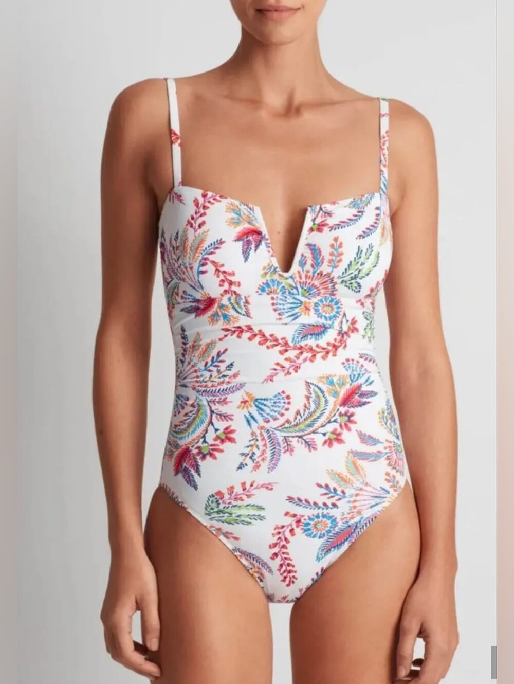 Lauren Ralph Lauren Fleurette One-Piece Swimsuit with Multicolor Floral Print